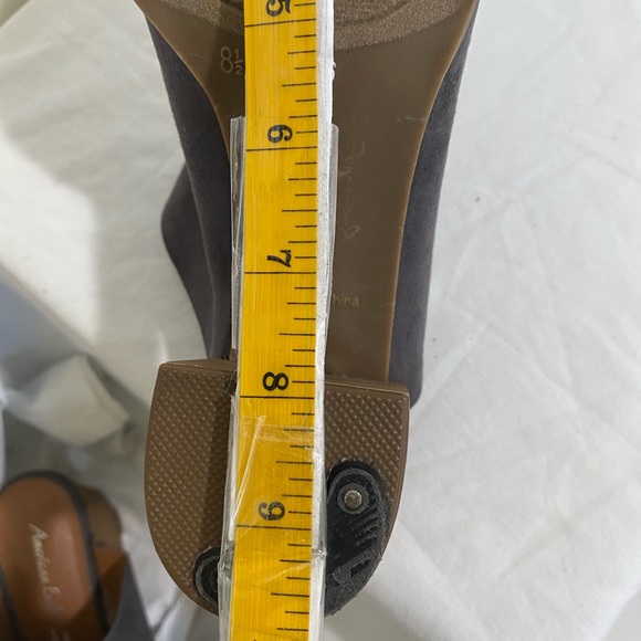 American eagle Mu size 8 1/2 gray casual work wear - Picture 8 of 10